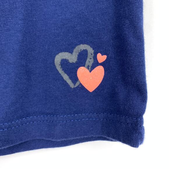 Sfera Short Sleeve Crew Neck T-Shirt Girls Size 8-9 Blue - Picture 6 of 6